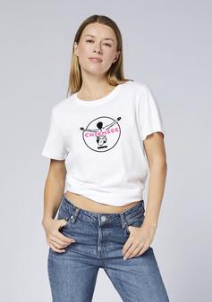 Rückansicht von Chiemsee T-Shirt T-Shirt Damen 11-0601 Bright White