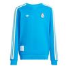 adidas Real Madrid Terrace Icons Sweatshirt Trainingsjacke Kinder - Blue Bird / White