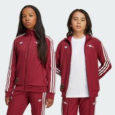 Rückansicht von adidas Arsenal Terrace Icons Track Top Trainingsjacke Kinder Team Coll Burgundy 2