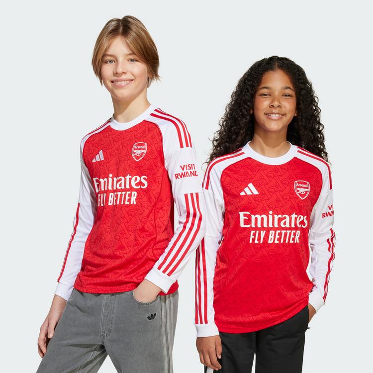 adidas adidas FC Arsenal 25/26 Long Sleeve Heimtrikot Trikot Kinder - Better Scarlet / White - 0 | SportScheck