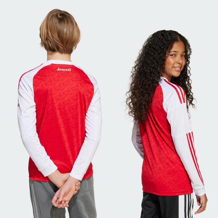 adidas adidas FC Arsenal 25/26 Long Sleeve Heimtrikot Trikot Kinder - Better Scarlet / White - 2 | SportScheck