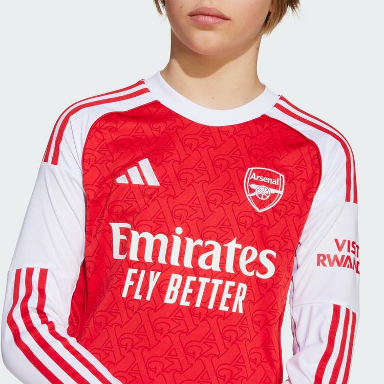 adidas adidas FC Arsenal 25/26 Long Sleeve Heimtrikot Trikot Kinder - Better Scarlet / White - 1 | SportScheck