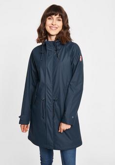 Rückansicht von Derbe Traveby_fisher Regenmantel Damen navy