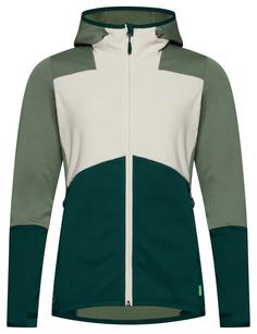 VAUDE Women's Monviso Hooded Fleece Jacket Outdoorjacke Damen deep pond