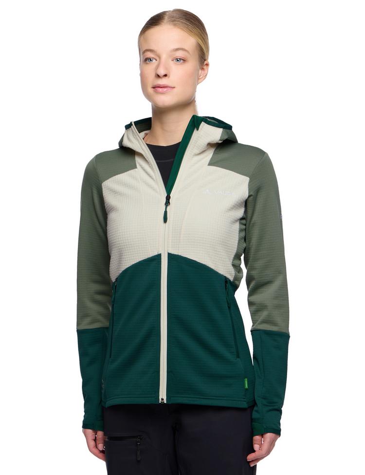 VAUDE VAUDE Women's Monviso Hooded Fleece Jacket Outdoorjacke Damen - deep pond - 2 | SportScheck