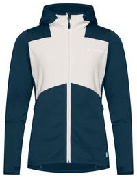 VAUDE Women's Monviso Hooded Fleece Jacket Outdoorjacke Damen - dark sea/white