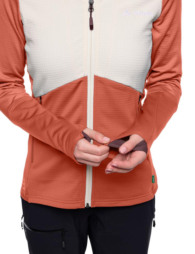 VAUDE VAUDE Women's Monviso Hooded Fleece Jacket Outdoorjacke Damen - buckeye - 1 | SportScheck