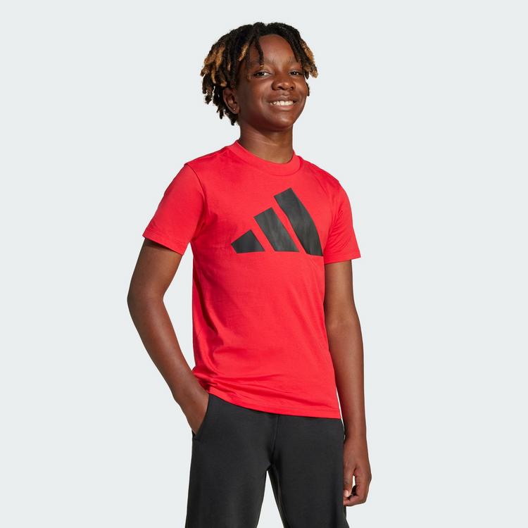 adidas adidas Essentials Kids T-Shirt Funktionsshirt Kinder - Pure Ruby / Black - 1 | SportScheck