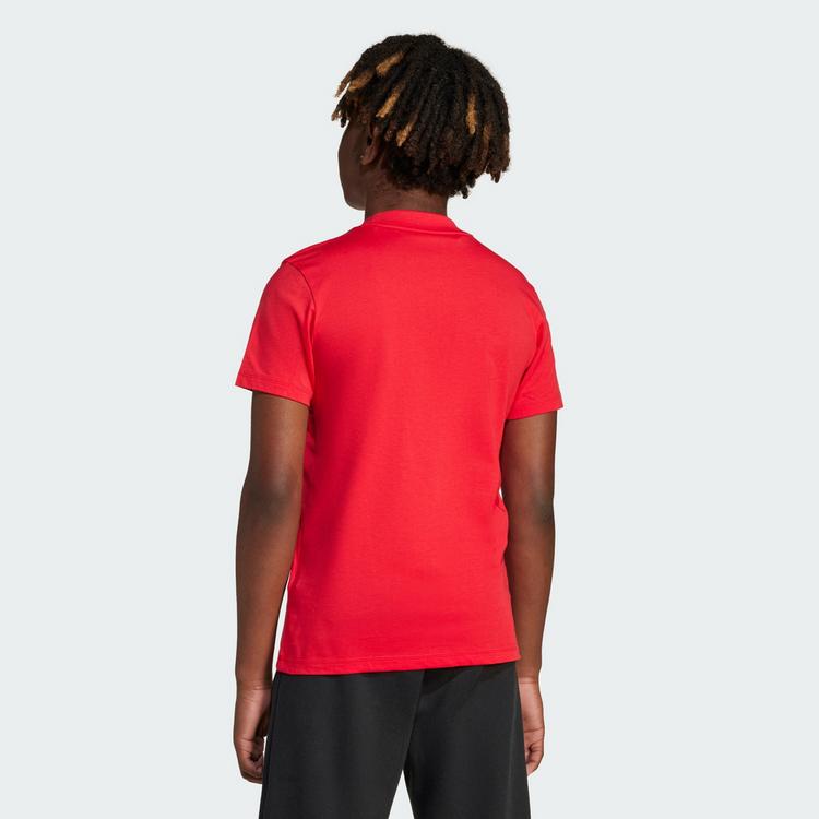 adidas adidas Essentials Kids T-Shirt Funktionsshirt Kinder - Pure Ruby / Black - 3 | SportScheck