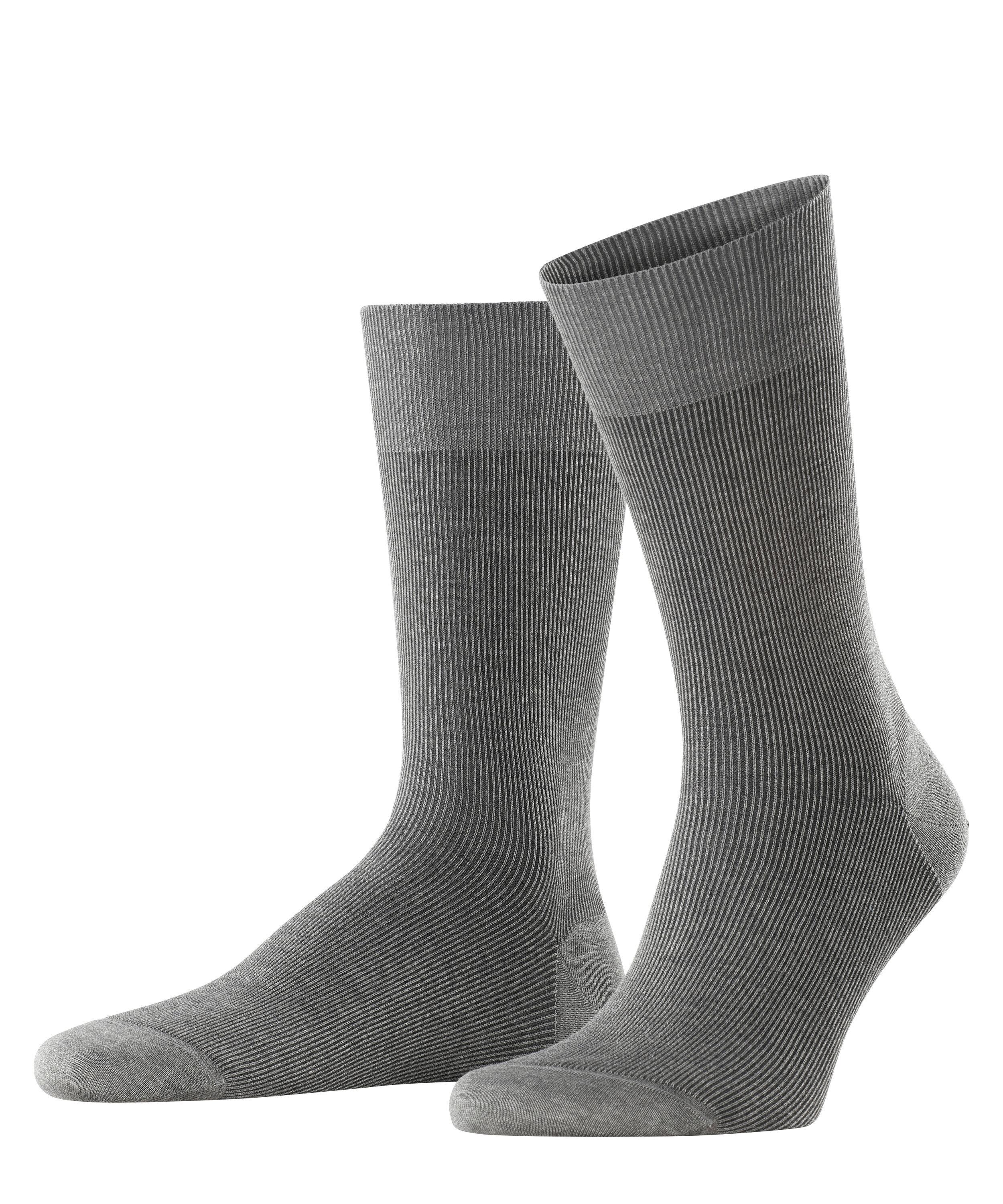 Falke Fine Shadow SO Socken Herren - steel mel. (3166)