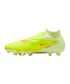 Rückansicht von Nike Phantom 6 High Pro FG Max Voltage Fußballschuhe Herren gelbschwarz