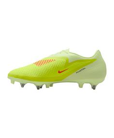 Rückansicht von Nike Phantom 6 Low Academy SG Max Voltage Fußballschuhe Herren gelbschwarz