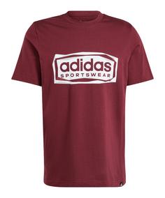 adidas Folded Graphic T-Shirt Weiß T-Shirt Herren rot