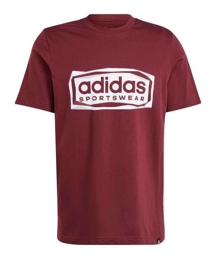 adidas adidas Folded Graphic T-Shirt Wei&szlig; T-Shirt Herren - rot - 0 | SportScheck