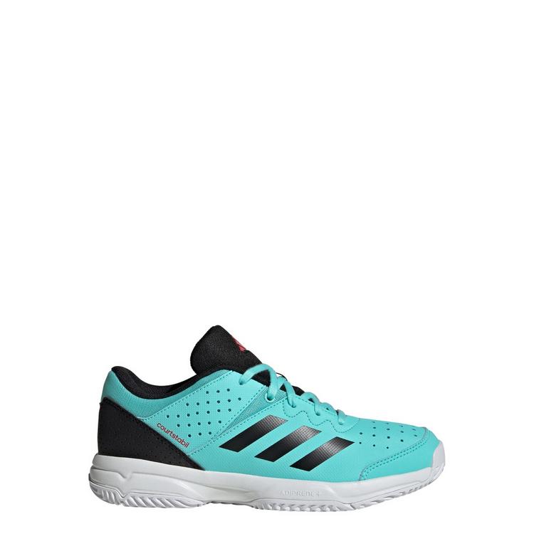 adidas adidas Court Stabil schuh Hallenschuhe Kinder - Flash Aqua / Core Black / Cloud White - 0 | SportScheck