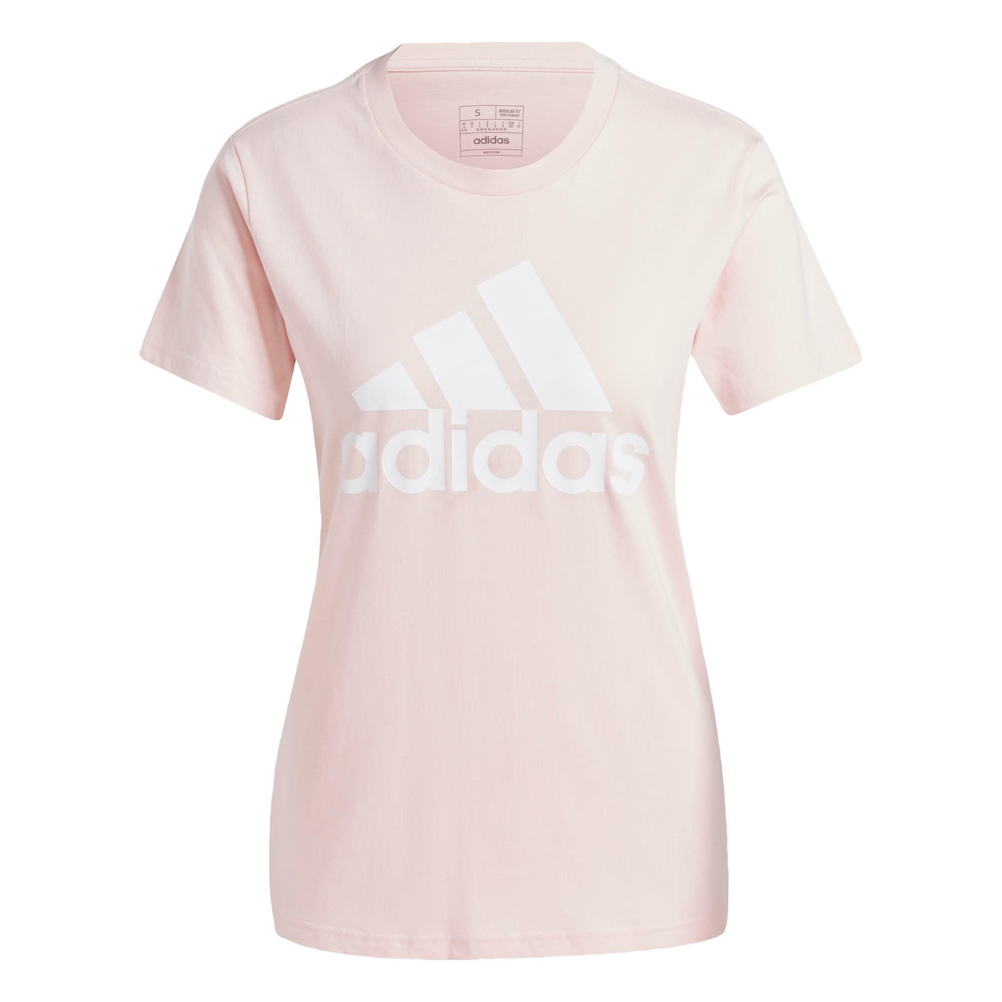 adidas Essentials Logo-T-Shirt T-Shirt Damen - Sandy Pink