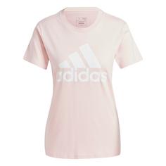 adidas Essentials Logo-T-Shirt T-Shirt Damen Sandy Pink