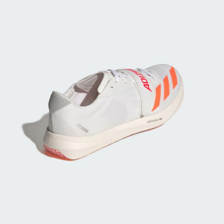 adidas adidas Adizero TJ/PV Leichtathletikschuh Multifunktionsschuhe Herren - Cloud White / Lucid Orange / Lucid Red - 4 | SportScheck