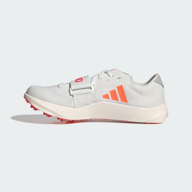 adidas adidas Adizero TJ/PV Leichtathletikschuh Multifunktionsschuhe Herren - Cloud White / Lucid Orange / Lucid Red - 5 | SportScheck