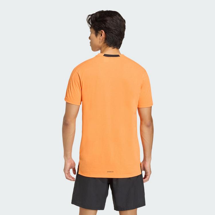 adidas adidas Designed for Training Workout T-Shirt Funktionsshirt Herren - Pure Orange - 1 | SportScheck