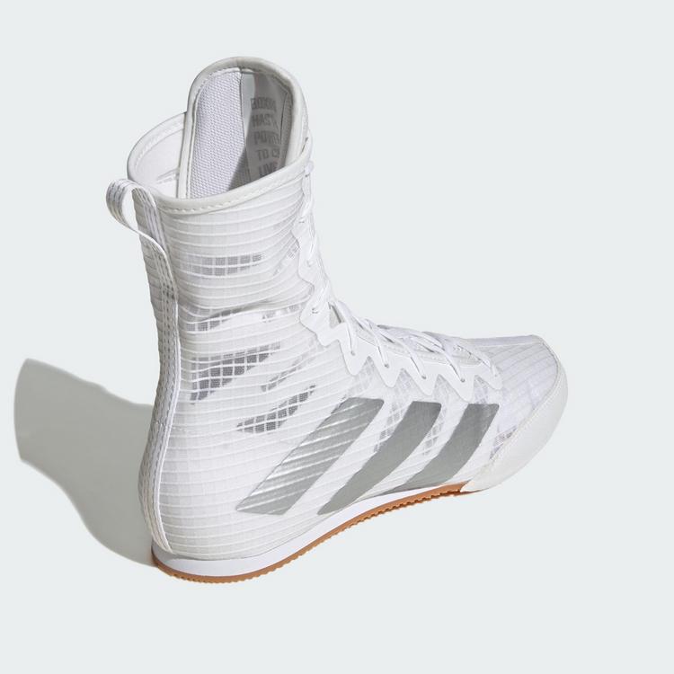 adidas adidas Box Hog 4 Boxschuh Boxschuhe - Cloud White / Silver Metallic / Core Black - 4 | SportScheck