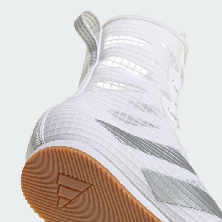 adidas adidas Box Hog 4 Boxschuh Boxschuhe - Cloud White / Silver Metallic / Core Black - 6 | SportScheck