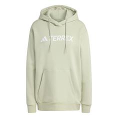 adidas Terrex Multi Large Logo Hoodie Hoodie Damen Halo Green
