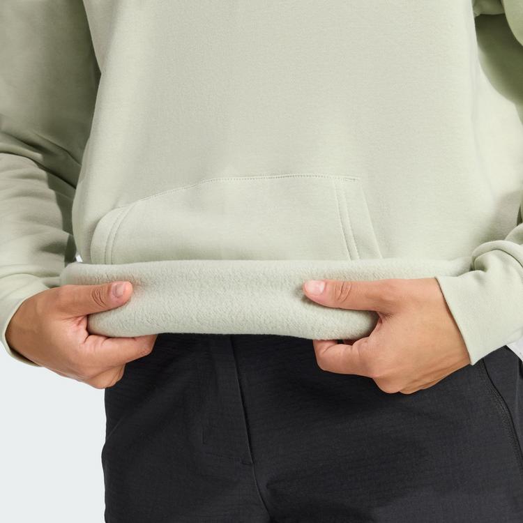 adidas adidas Terrex Multi Large Logo Hoodie Hoodie Damen - Halo Green - 1 | SportScheck