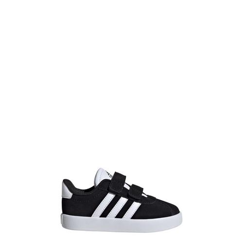 Rückansicht von adidas VL Court 3.0 Schuh Sneaker Kinder Core Black / Cloud White / Core Black