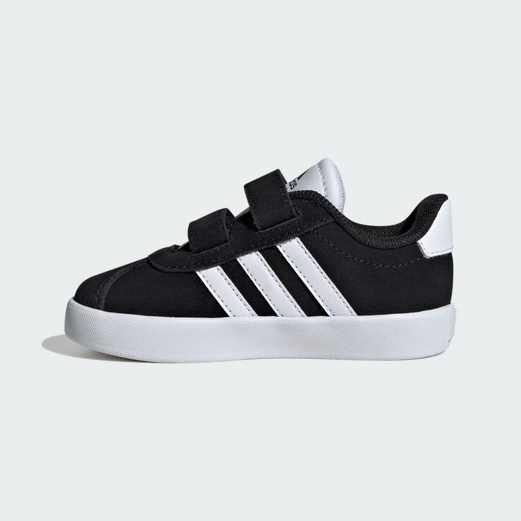 adidas adidas VL Court 3.0 Schuh Sneaker Kinder - Core Black / Cloud White / Core Black - 5 | SportScheck