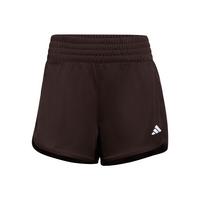 adidas Pacer Essentials Knit High-Rise Shorts Funktionsshorts Damen - Aurora Coffee / White