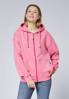 Rückansicht von Chiemsee Sweatjacke Sweatjacke Damen 17-2120 Chateau Rose