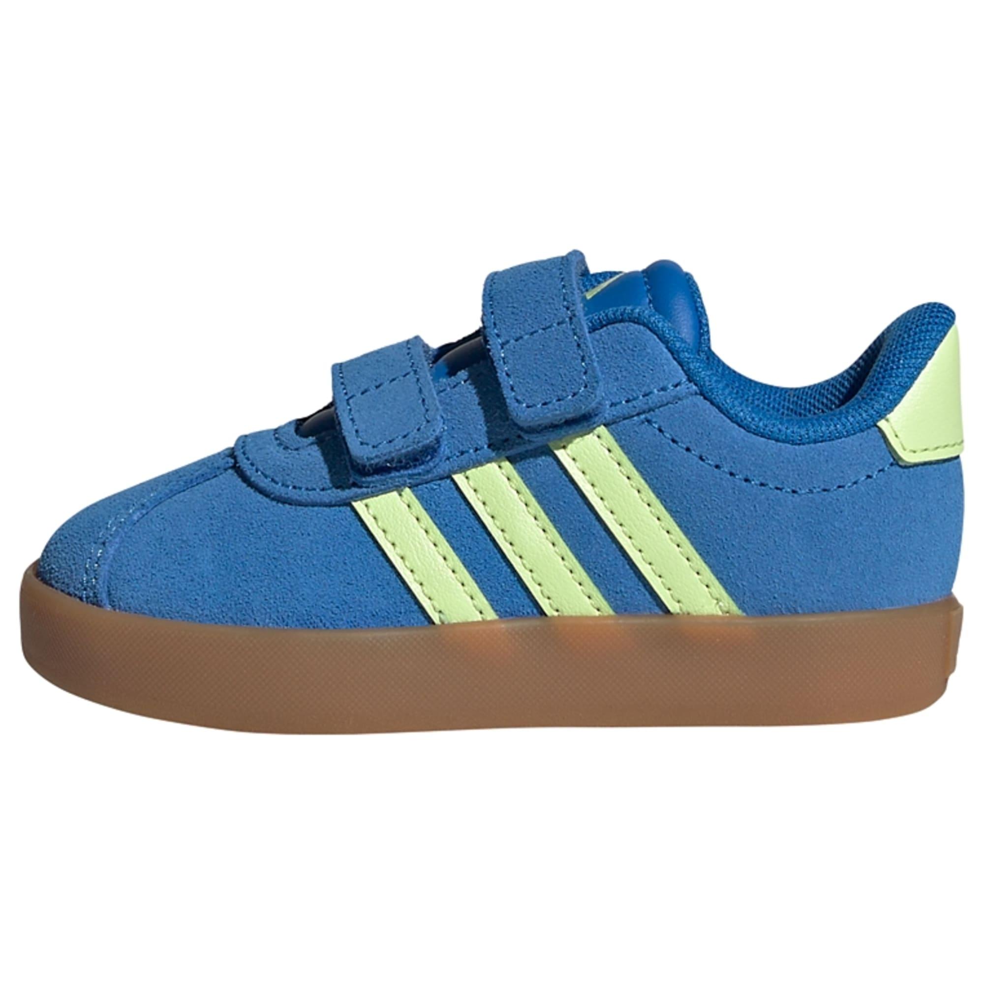 adidas VL Court 3.0 Schuh Sneaker Kinder - Bright Royal / Pulse Lime / Gum