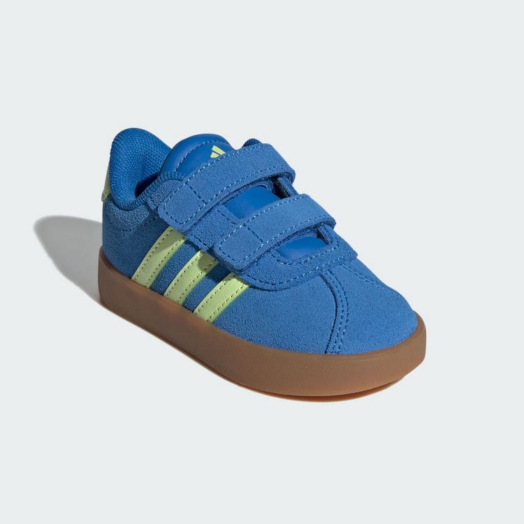 adidas adidas VL Court 3.0 Schuh Sneaker Kinder - Bright Royal / Pulse Lime / Gum - 3 | SportScheck
