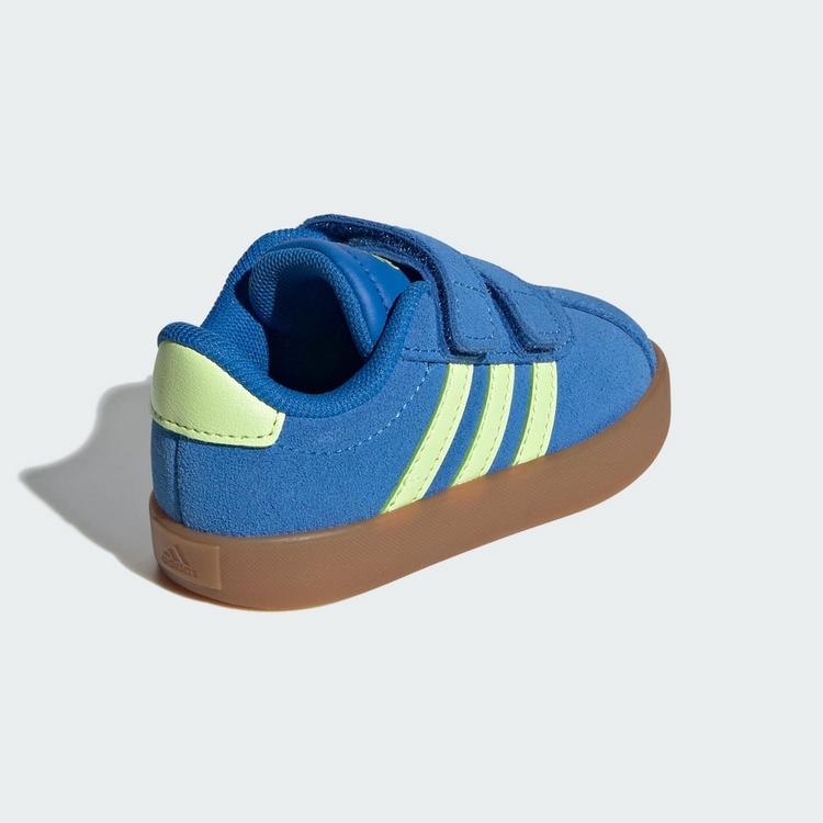 adidas adidas VL Court 3.0 Schuh Sneaker Kinder - Bright Royal / Pulse Lime / Gum - 4 | SportScheck