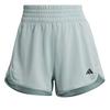 adidas Pacer Essentials Knit High-Rise Shorts Funktionsshorts Damen - Wonder Sage / White