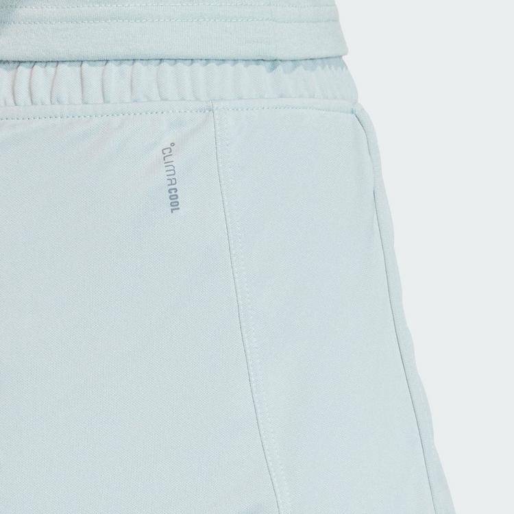 adidas adidas Pacer Essentials Knit High-Rise Shorts Funktionsshorts Damen - Wonder Sage / White - 1 | SportScheck