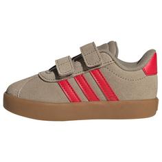 adidas VL Court 3.0 Schuh Sneaker Kinder Blanch Cargo / Pure Ruby / Gold Metallic