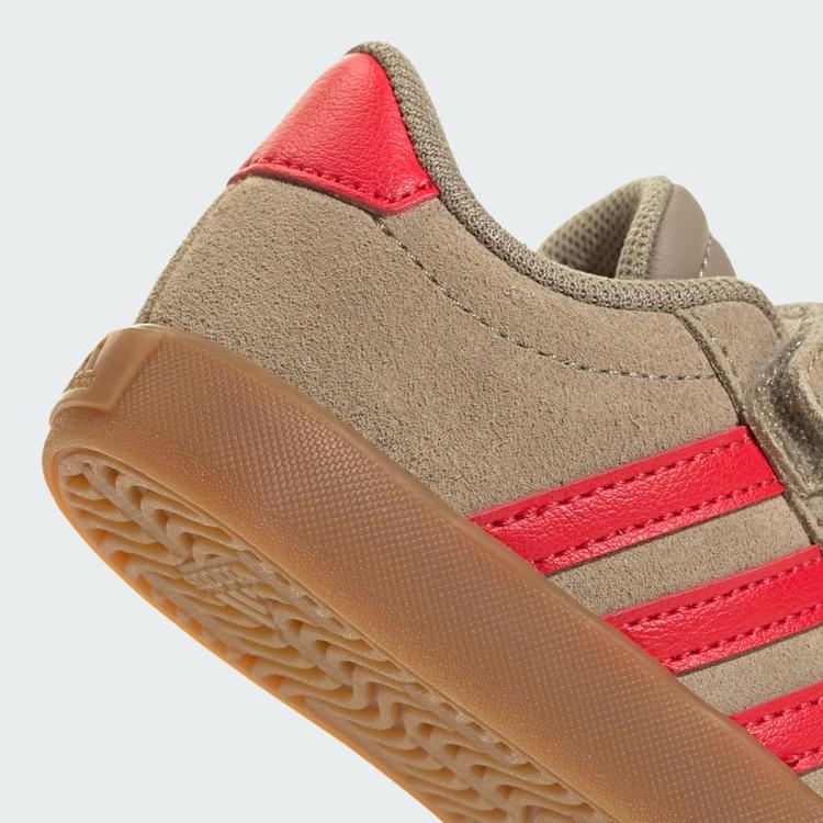 adidas adidas VL Court 3.0 Schuh Sneaker Kinder - Blanch Cargo / Pure Ruby / Gold Metallic - 6 | SportScheck