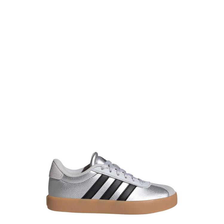 adidas adidas VL Court&nbsp;3.0 Schuh Sneaker Kinder - Silver Metallic / Core Black / Light Solid Grey - 0 | SportScheck