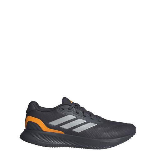 Rückansicht von adidas Runfalcon 5 Laufschuh Laufschuhe Aurora Onix / Iron Metallic / Lucid Tangerine