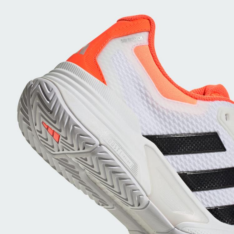 adidas adidas Solematch Control 2 Tennisschuh Tennisschuhe - Cloud White / Core Black / Lucid Orange - 6 | SportScheck