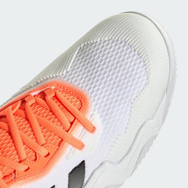 adidas adidas Solematch Control 2 Tennisschuh Tennisschuhe - Cloud White / Core Black / Lucid Orange - 7 | SportScheck