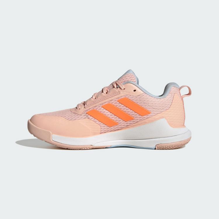 adidas adidas Novaflight 2 Indoor Schuh Hallenschuhe Damen - Blush Pink / Lucid Orange / Cloud White - 5 | SportScheck