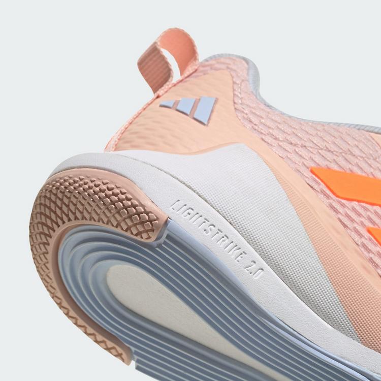 adidas adidas Novaflight 2 Indoor Schuh Hallenschuhe Damen - Blush Pink / Lucid Orange / Cloud White - 6 | SportScheck