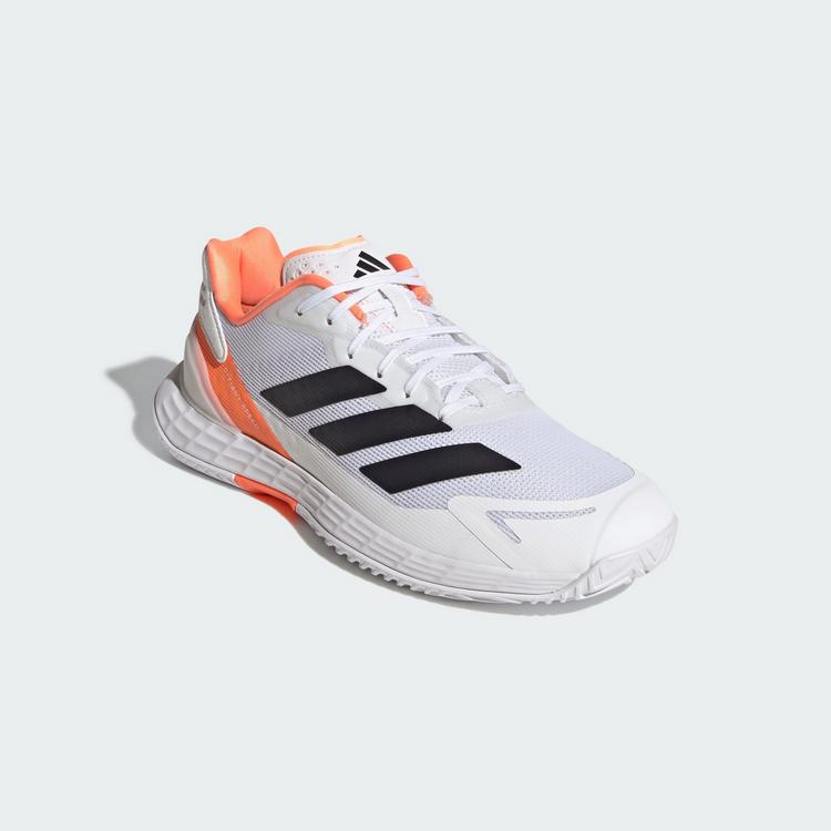 adidas adidas Defiant Speed 2 Tennisschuh Tennisschuhe Herren - Cloud White / Core Black / Lucid Orange - 3 | SportScheck