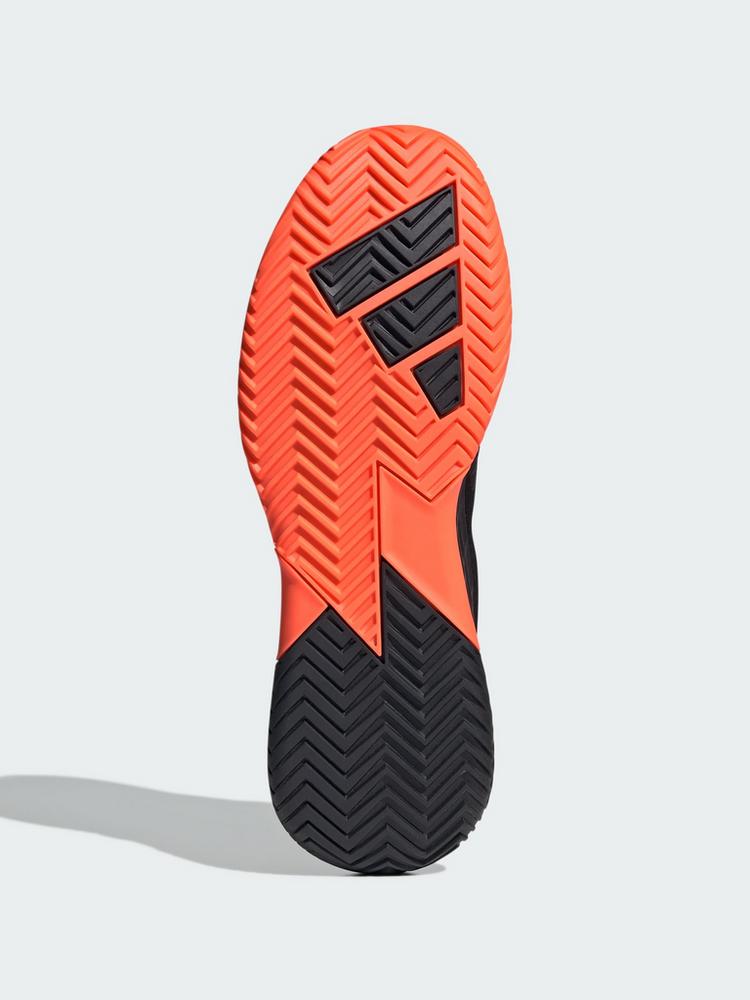 adidas adidas Defiant Speed 2 Tennisschuh Tennisschuhe Herren - Core Black / Core Black / Lucid Orange - 2 | SportScheck