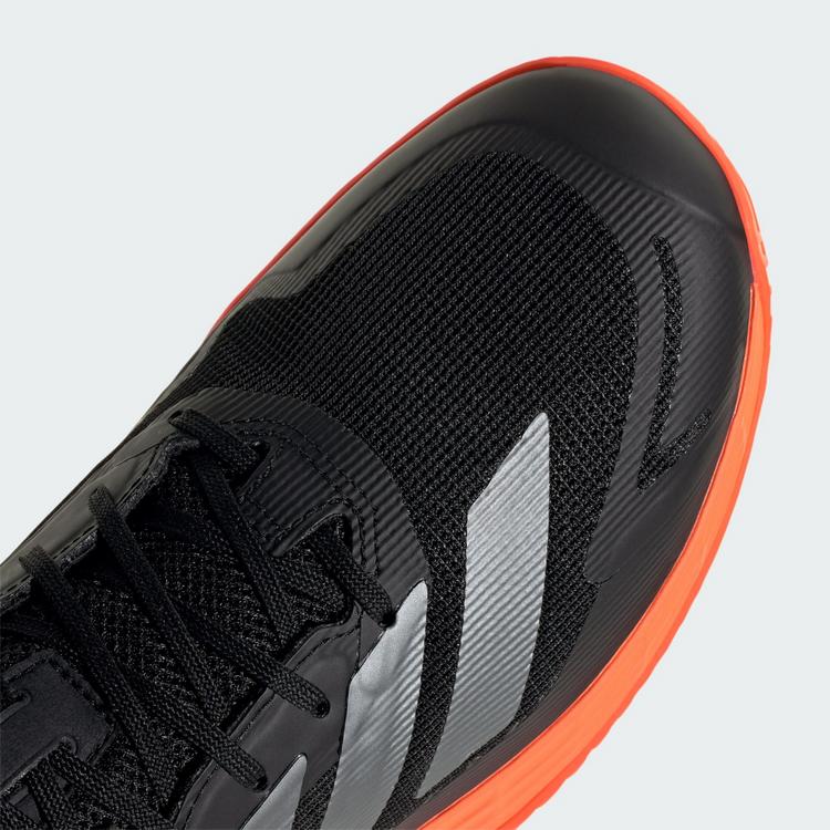adidas adidas Defiant Speed 2 Tennisschuh Tennisschuhe Herren - Core Black / Core Black / Lucid Orange - 6 | SportScheck