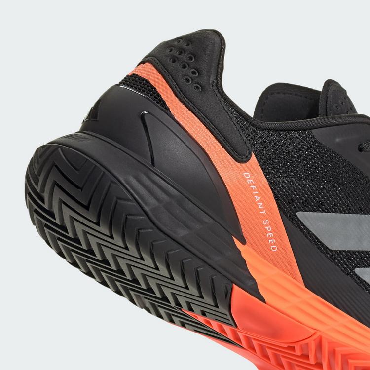 adidas adidas Defiant Speed 2 Tennisschuh Tennisschuhe Herren - Core Black / Core Black / Lucid Orange - 7 | SportScheck