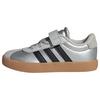 adidas VL Court 3.0 Kids Schuh Sneaker Kinder - Silver Metallic / Core Black / Light Solid Grey